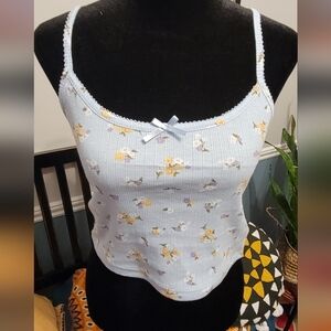 2 crop camis size medium NWT